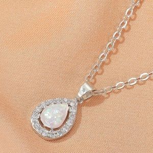 3/$30 Water Drop Charm Necklace